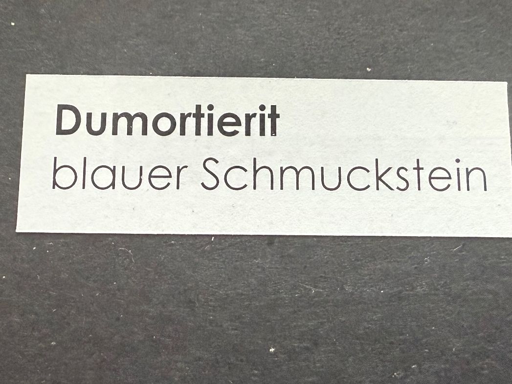 Orecchini pendenti & Orecchini a lobo: Blaue Ohrstecker aus Dumortierit, Silberfassung – Nuovo (secondo la descrizione) da Zollikon venduto da dorean 4