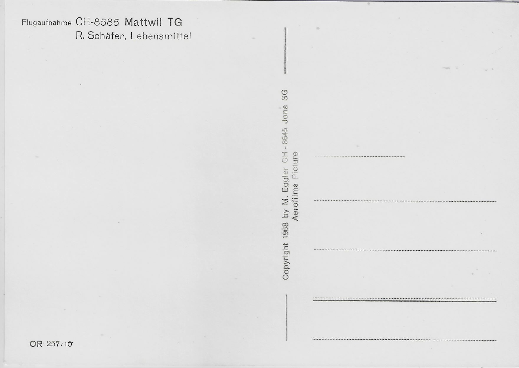 Cartoline postali: Flugaufnahme Mattwil TG – Antico da Ettingen venduto da Kartenplanet 1