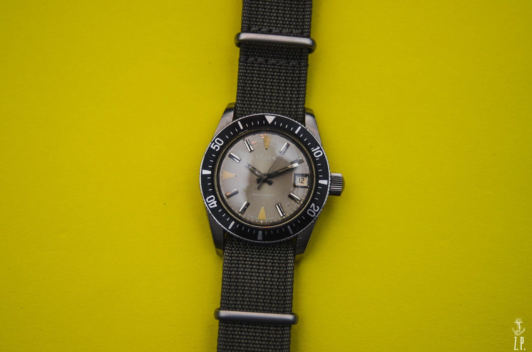 Uhren: Kelek Vintage Diver 1960's Ghost Dial Automatic Swiss Made – Gebraucht aus Boswil von ZPwatches 1
