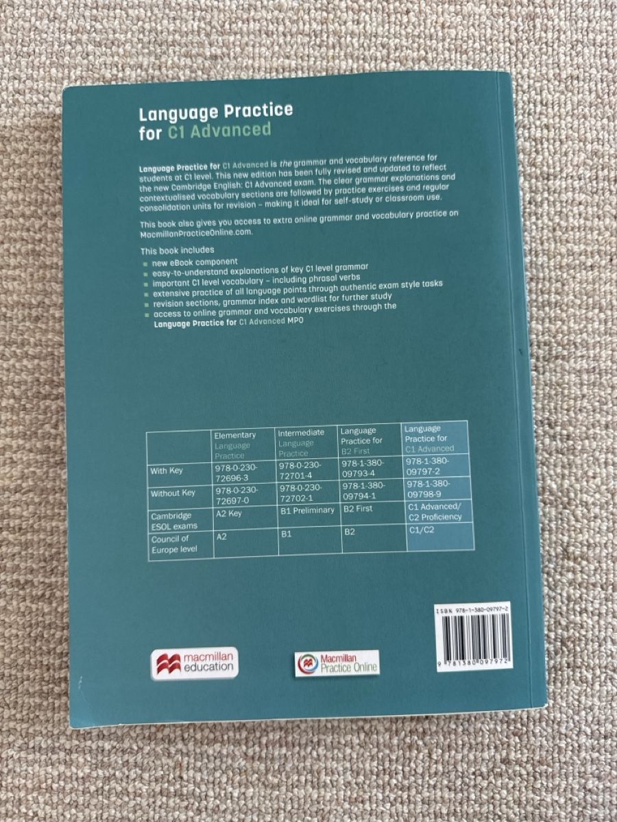 Livres: Language Practice C1 Advanced Michael Vince Buch – D'occasion à Roggwil BE par doao 1