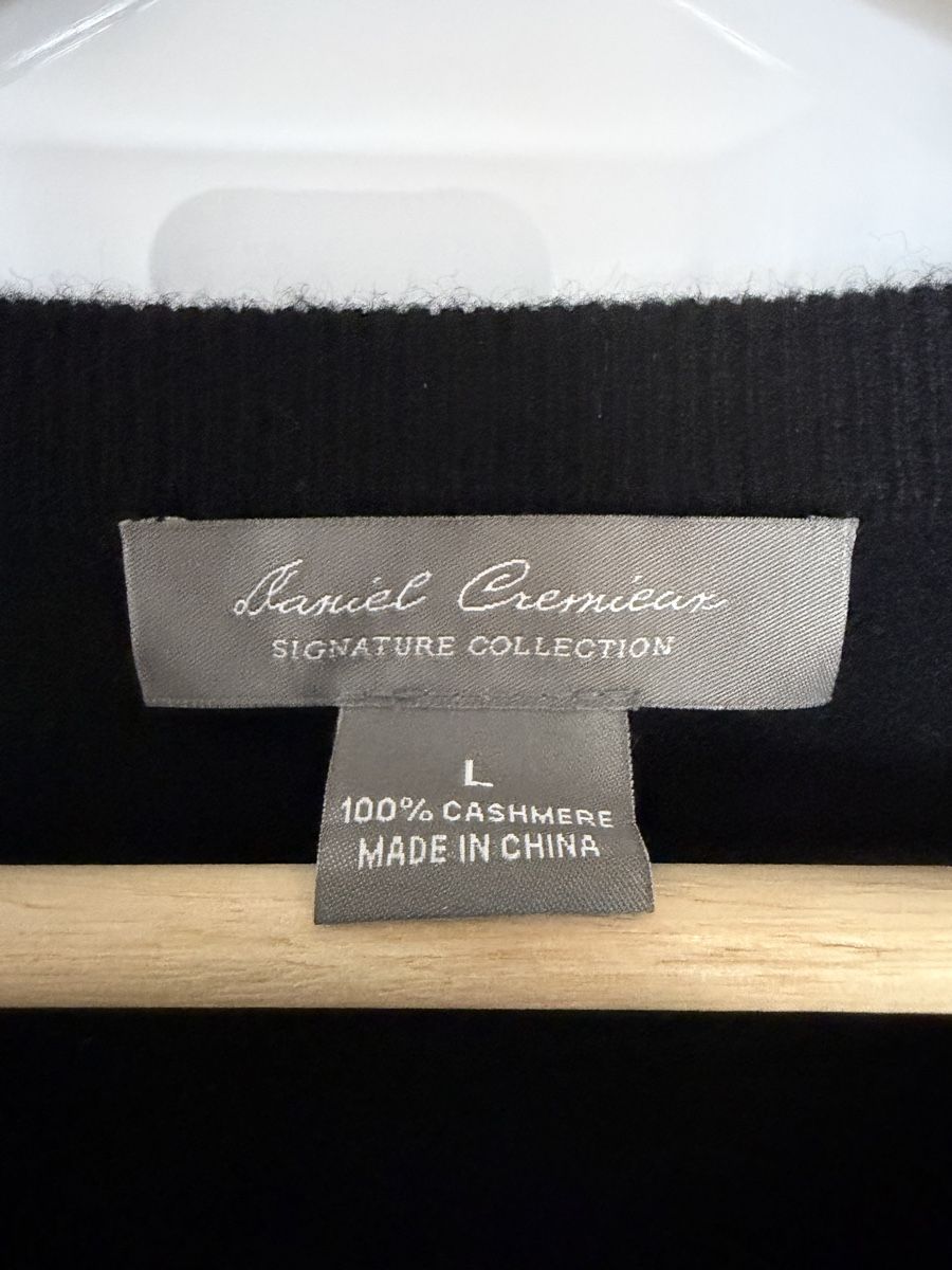 Maglioni & Felpe: 100% Kaschmirpullover von Daniel Cremieux schwarz Grösse L – Usato da Grenchen venduto da servet.t 2