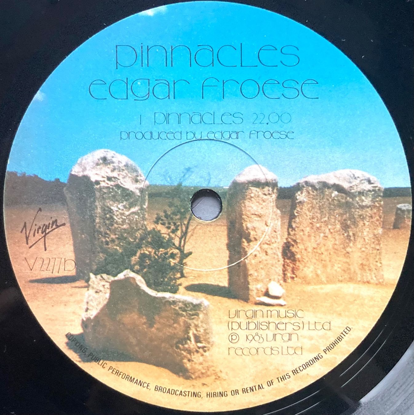 Vinyles: EDGAR FROESE - PINNACLES – D'occasion à Poliez-Pittet par Newtown-Records 2
