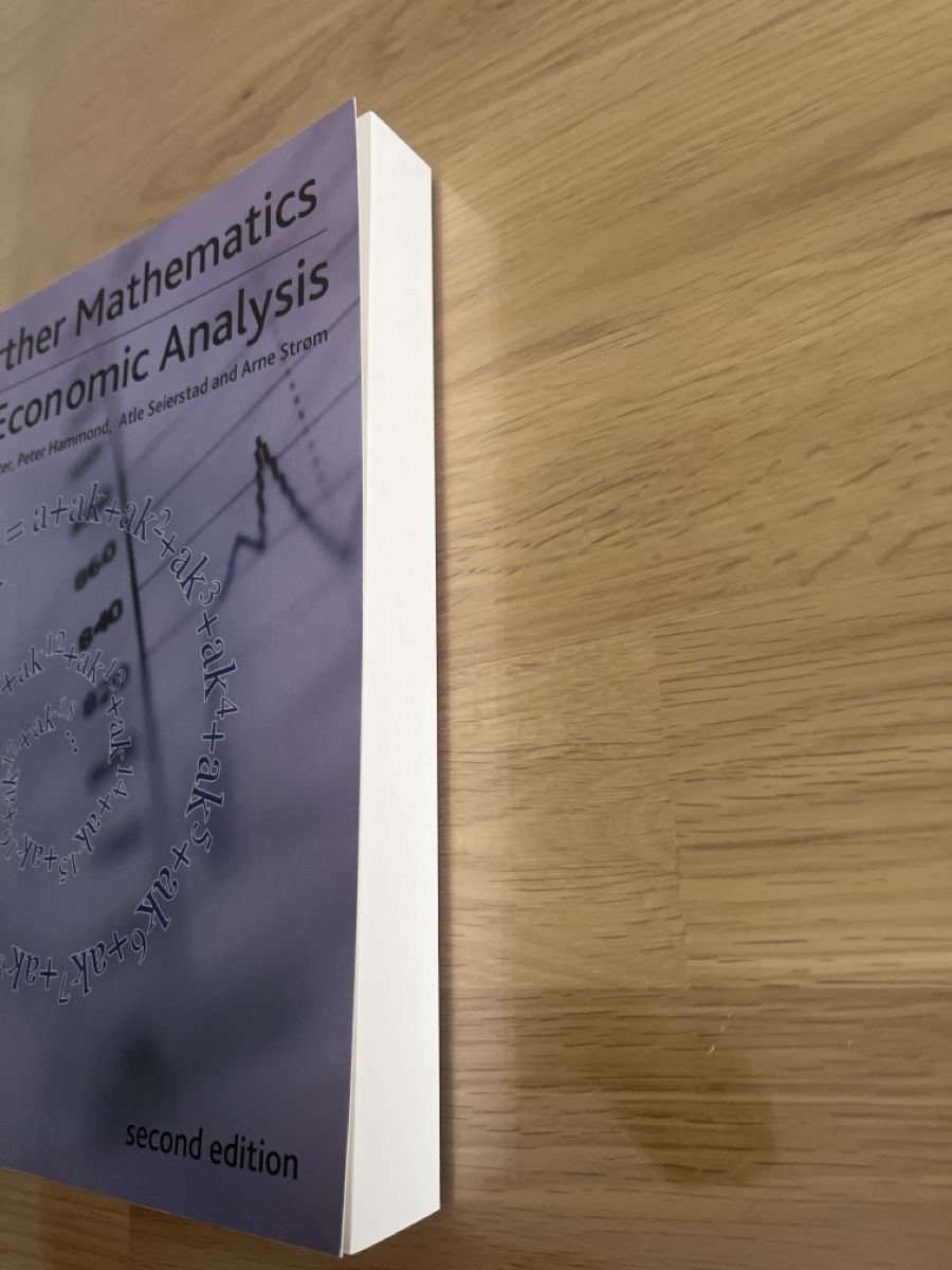Libri: Buch: Further Mathematics for Economic Analysis, 2. Auflage – Nuovo (secondo la descrizione) da Zug venduto da amolution 1