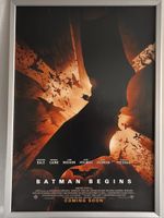 FILME FÜR DIE WAND: Original Kinoplakat von Batman Begins