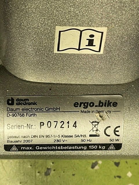 Hometrainer: Ergo Bike Daum – Usato da Schlieren venduto da Kasimir19 5