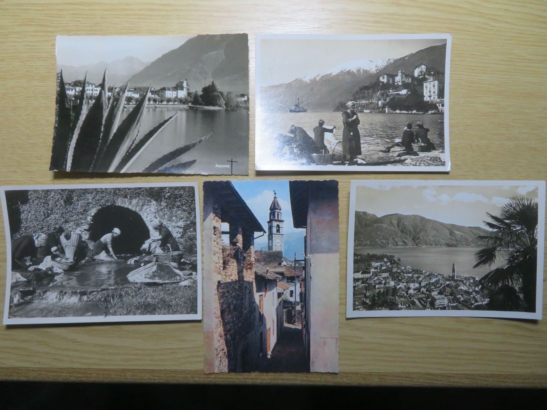 Cartoline postali: Ascona 5 Ansichtskarten gelaufen – Usato da Spreitenbach venduto da heitersberg54