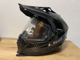 LS2 MX701 Explorer-Carbon schwarz L 1x Benutzt (neuwertig) 