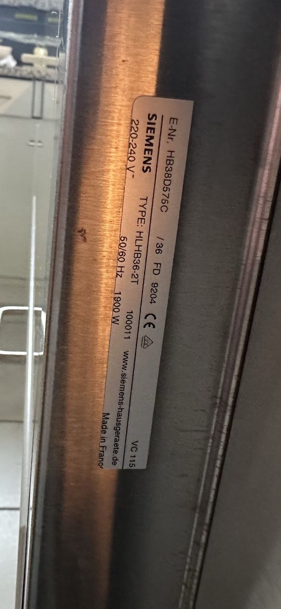 Siemens Backöfen: Siemens Steam Oven, Model HB98D575C – Gebraucht aus Zürich von gio_g6nr 2