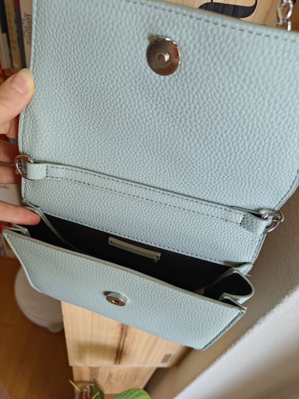 Pull&Bear Borse da donna: Kleine türkisfarbene Handtasche von Pull&Bear – Usato da Zürich venduto da Atelier.Second 4