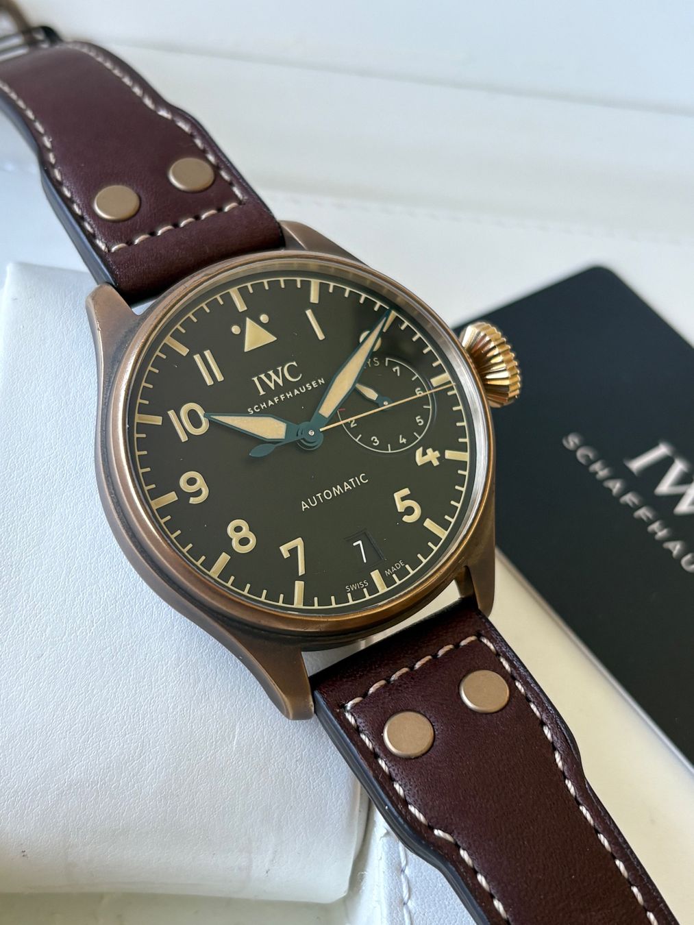 IWC Orologi: IWC Big Pilot Heritage Limited IW501005 Fullset – Usato da Birsfelden venduto da Mynos 8