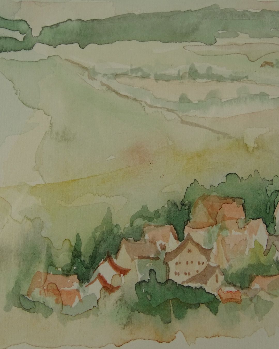 Dipinti: STADEL AQUARELL 1991 – Usato da Grüningen venduto da Kartensammler 3
