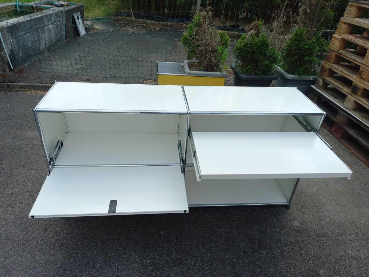 Regale: USM Haller Sideboard 2/2 in Reinweiss – Gebraucht aus Rikon im Tösstal von Kurt_Goes_Classic 1