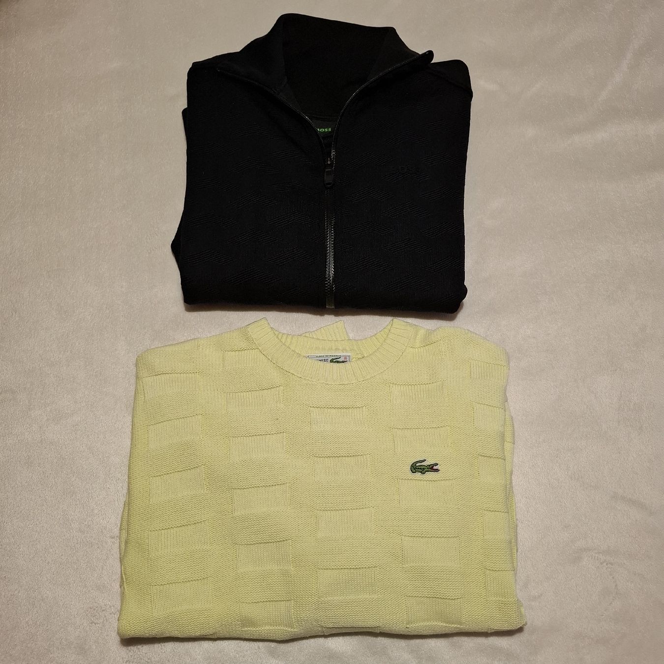 Lacoste Giacche: Hugo Boss jaquette + Lacoste pull vintage Taille S – Usato da Le Locle venduto da QualiteExpress 2