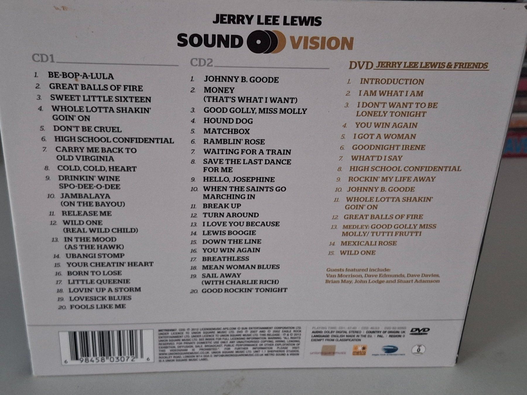 CD: 2CD+DVD Jerry Lee Lewis - The Essential Collection – Usato da Aarberg venduto da Jackup1 1