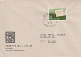 Philatelie Zürich Otto Sieber 3 Briefe