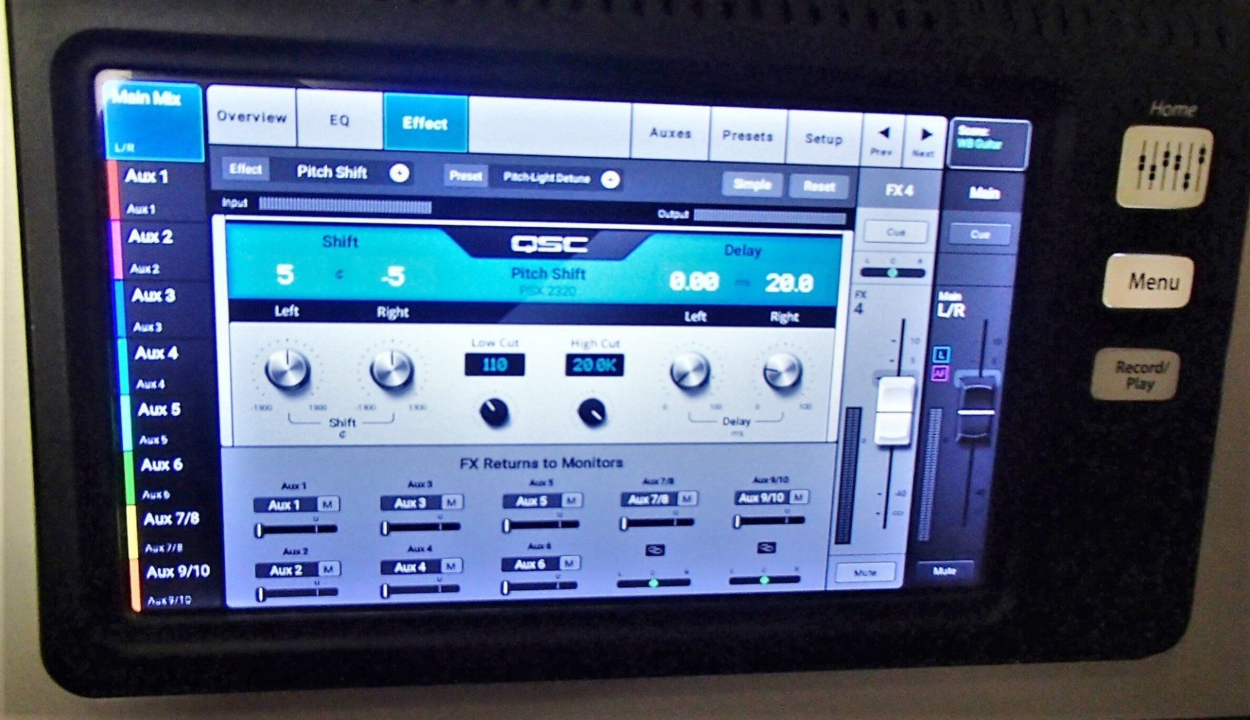 Qsc Console di mixaggio: Digital-Mischpult QSC TouchMix 16 mit Case – Usato da Wattwil venduto da webrawa 6