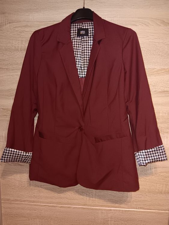 Giacche: Damen Blazer Bordeaux,Gr.38 – Nuovo (secondo la descrizione) da Oftringen venduto da Jul.ia