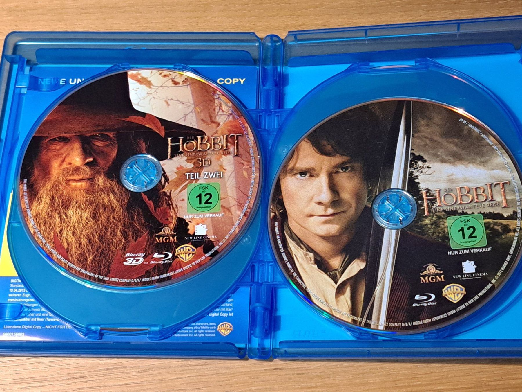 Alle DVDs: Blu-ray Hobbit 1, Eine unerwartete Reise. Boxset mit 4 Discs – Neu (gemäss Beschreibung) aus Unterseen von Kanica 4