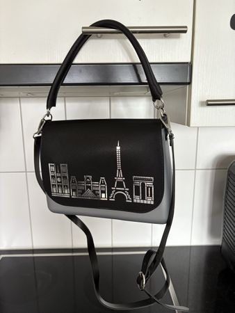 O Bag Paris Tasche schwarz/ grau