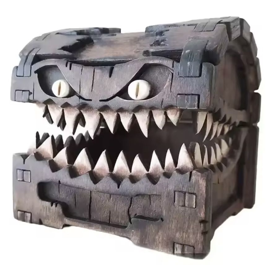 Giochi: Holz Schatzkiste Dungeons and Dragons – Nuovo e nell'imballaggio originale da Hohentannen venduto da MagmaCollectibles