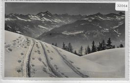 Crans s/Sierre - en hiver - Skispuren