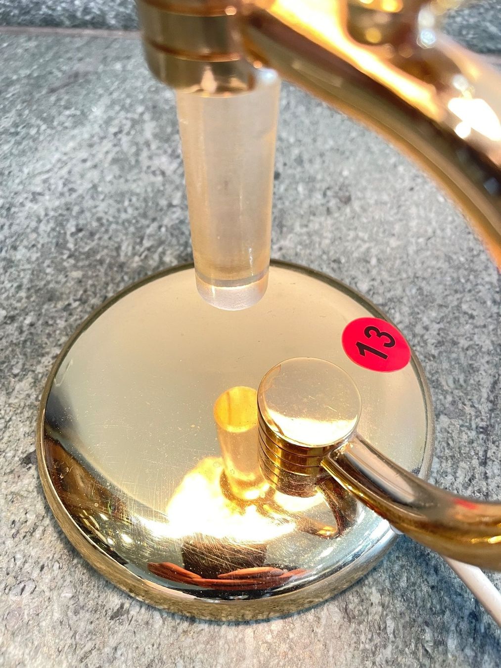Lampen: Tischlampe mit Blattform, Vintage – Gebraucht aus Olten von ELHANDEL 4