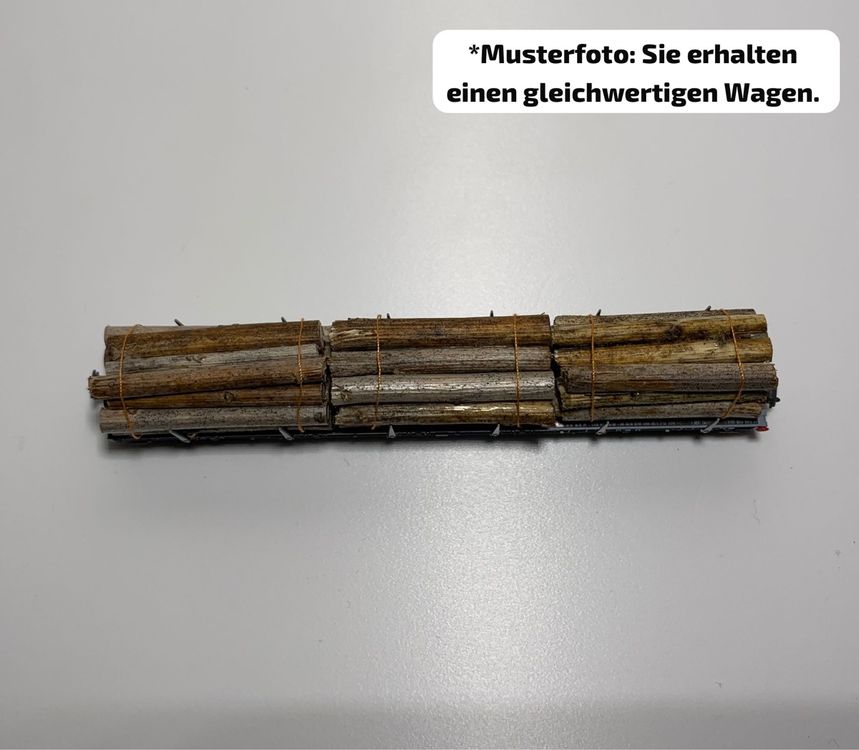 Kato Modelleisenbahnen: RhB Kato Rungenwagen Sonderanfertigung mit Echtem Bundholz – Neu (gemäss Beschreibung) aus Neuenegg von Mazdanier 3