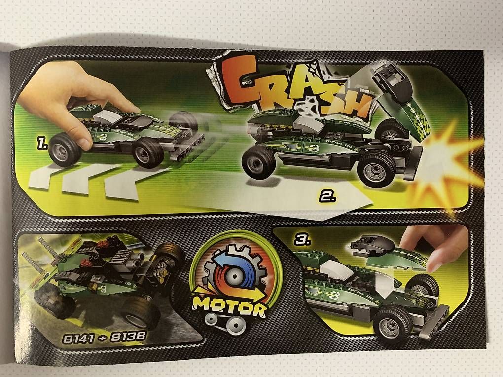 Lego Kit di costruzioni: LEGO RACERS SET 8138 PHANTOM CRASHER – Usato da Zunzgen venduto da Viper79 4