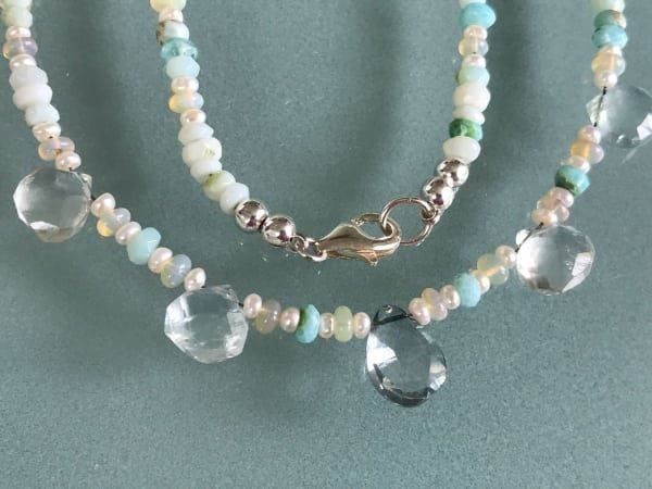 Catenine: Rares afrikanisches Opalstein Collier – Nuovo (secondo la descrizione) da Basel venduto da Chili007 5