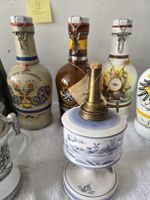 Vintage Bierkrüge & Öl Lampe, Sammlerstücke, Top Zustand!