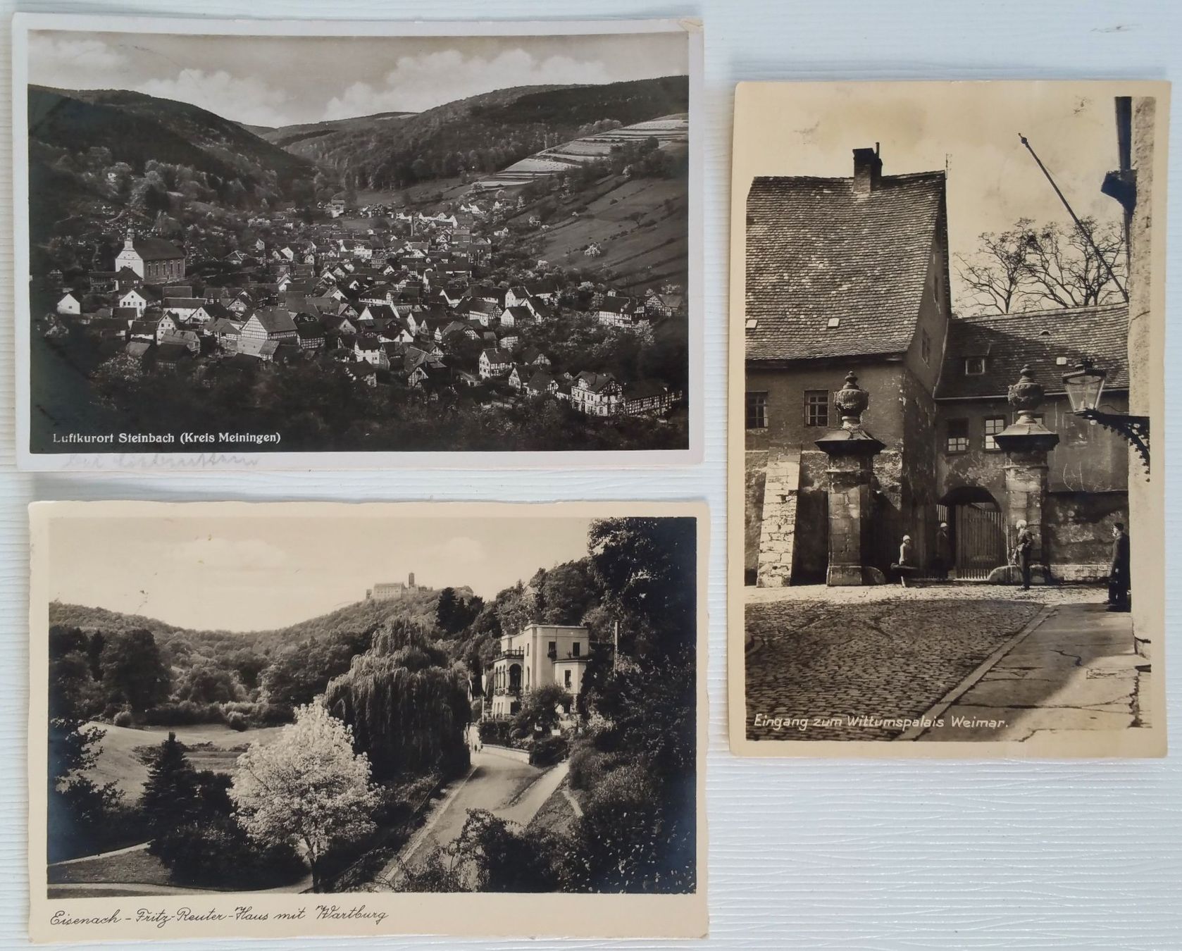 Ansichtskarten: AK: 26x Thüringen / ehemals DDR, 1933-59 – Gebraucht aus Oberriet SG von Manick 2