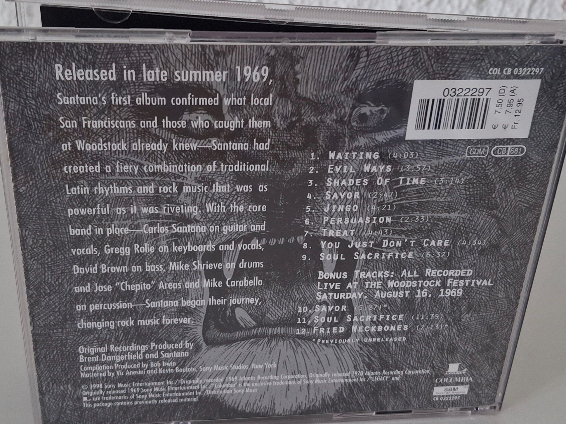 CDs: CD Santana - Santana – Gebraucht aus Aarberg von Jackup1 1