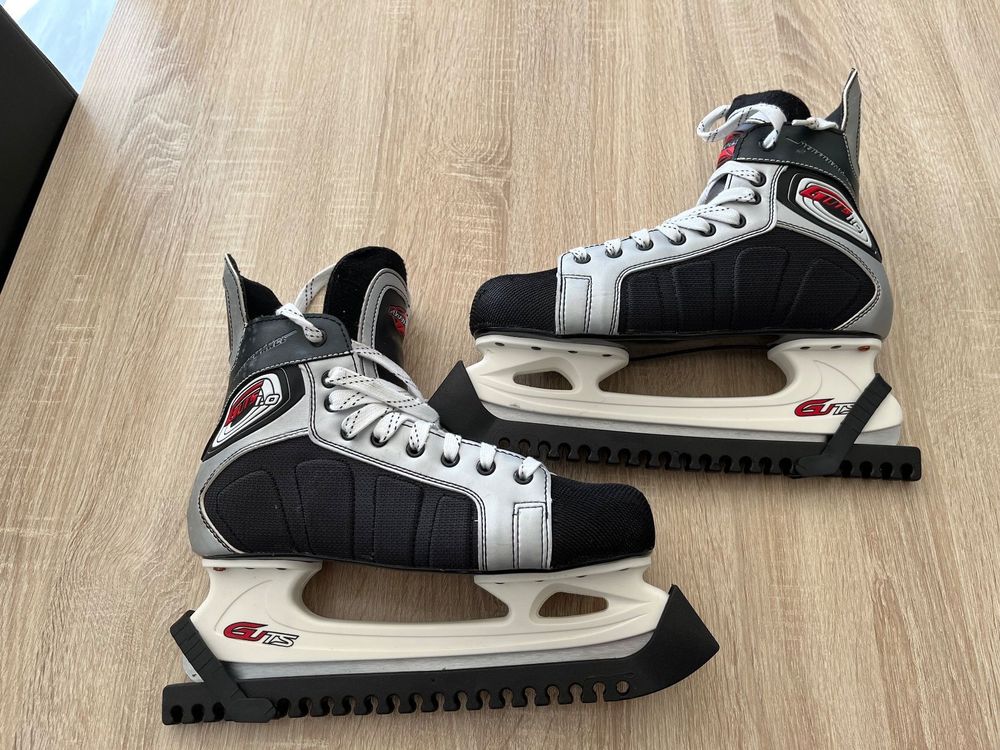 Patins à glace vintage canadien hockey homme 6602-17 taille