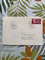 Briefumschlag mit Briefmarke 75 Jahre Weltpostverein 1949