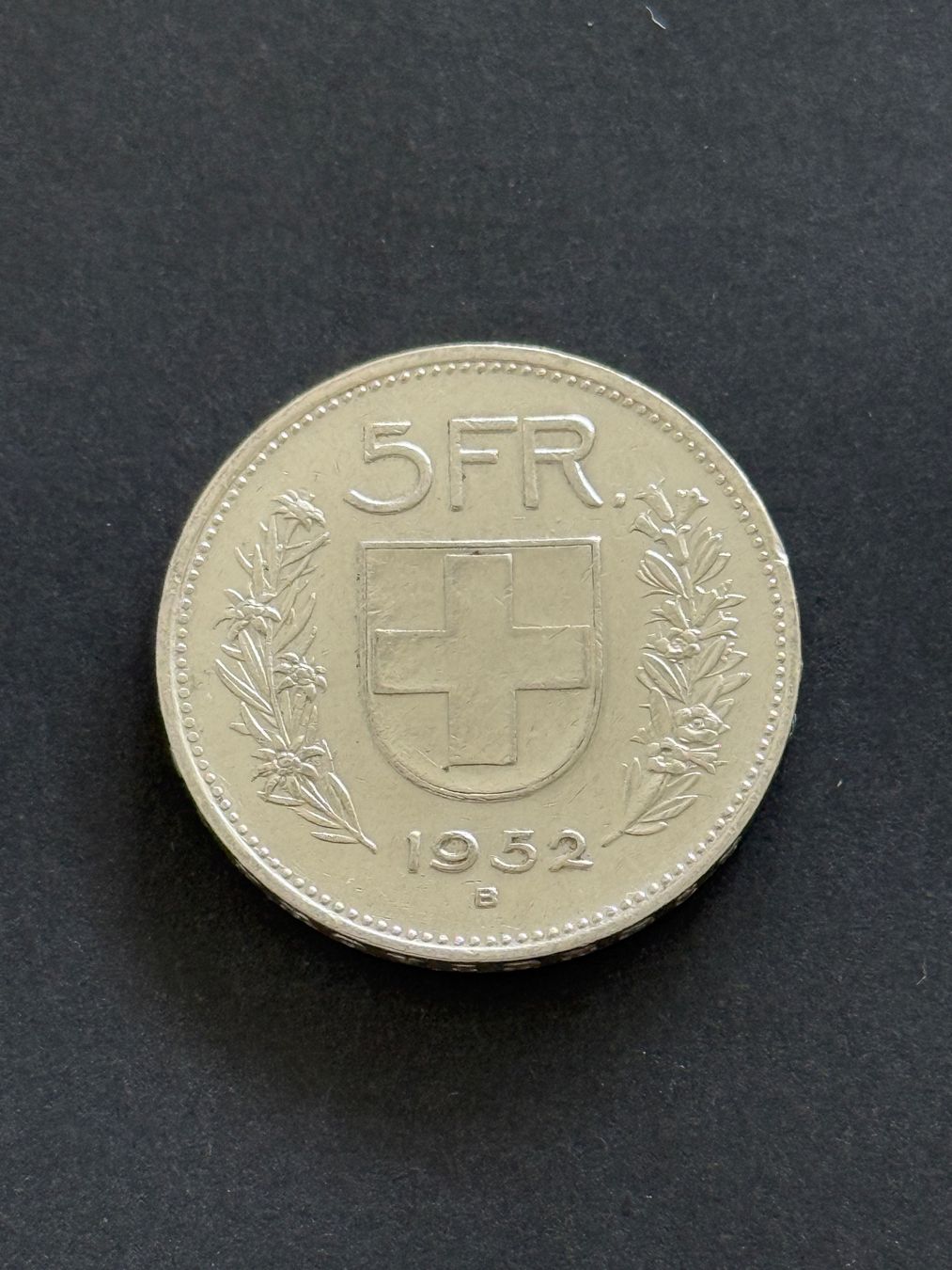 Tutti le monete: Seltener 5 Franken 1952 – Usato da Wallisellen venduto da SWISS_SILVER1 1