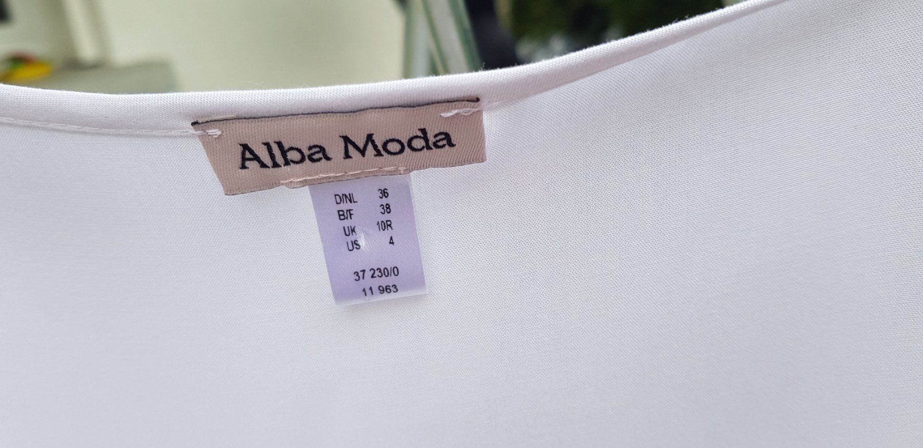 Top: Top Tunika weiss Alba Moda Gr. 36 – Nuovo (secondo la descrizione) da Mörschwil venduto da wunderkiste44 7