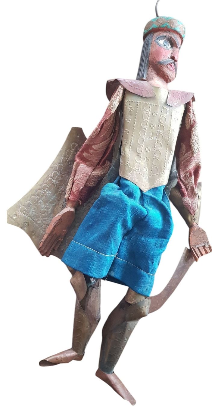 Figuren: Marionette Samurai Krieger antik – Gebraucht aus Mörschwil von antiksalon 1