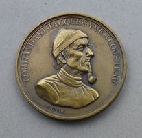 Top ++ Riesen Medaille ++ Jacques Cousteau