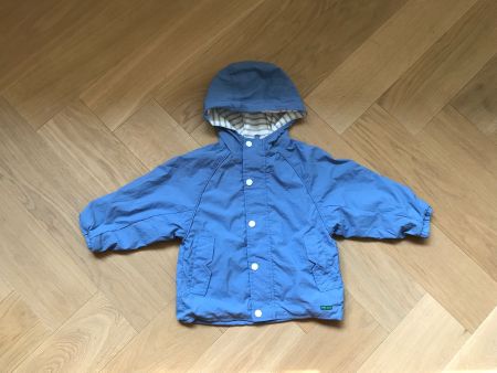 Zara Wendejacke Übergangsjacke blau/weissgr gestreift Gr. 92