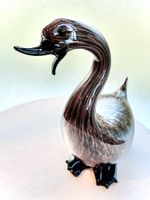 Grosse Murano Ente verm. Formia, Kupfer-Aventurin, top Zust.