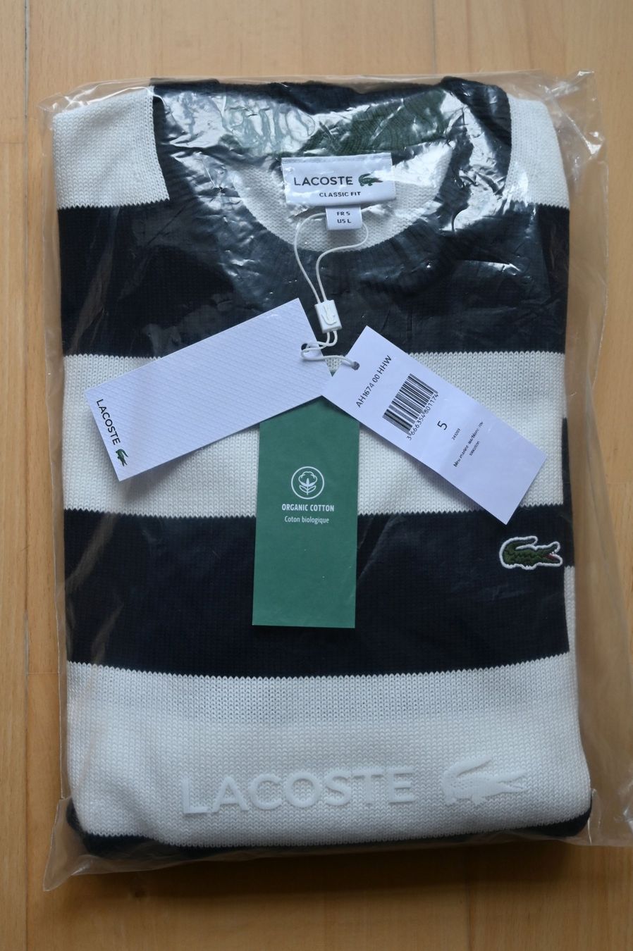 Lacoste Maglioni & Felpe: Lacoste Sweater Pullover Striped L Gestreift – Nuovo e nell'imballaggio originale da Schaffhausen venduto da mar_mfl9 1