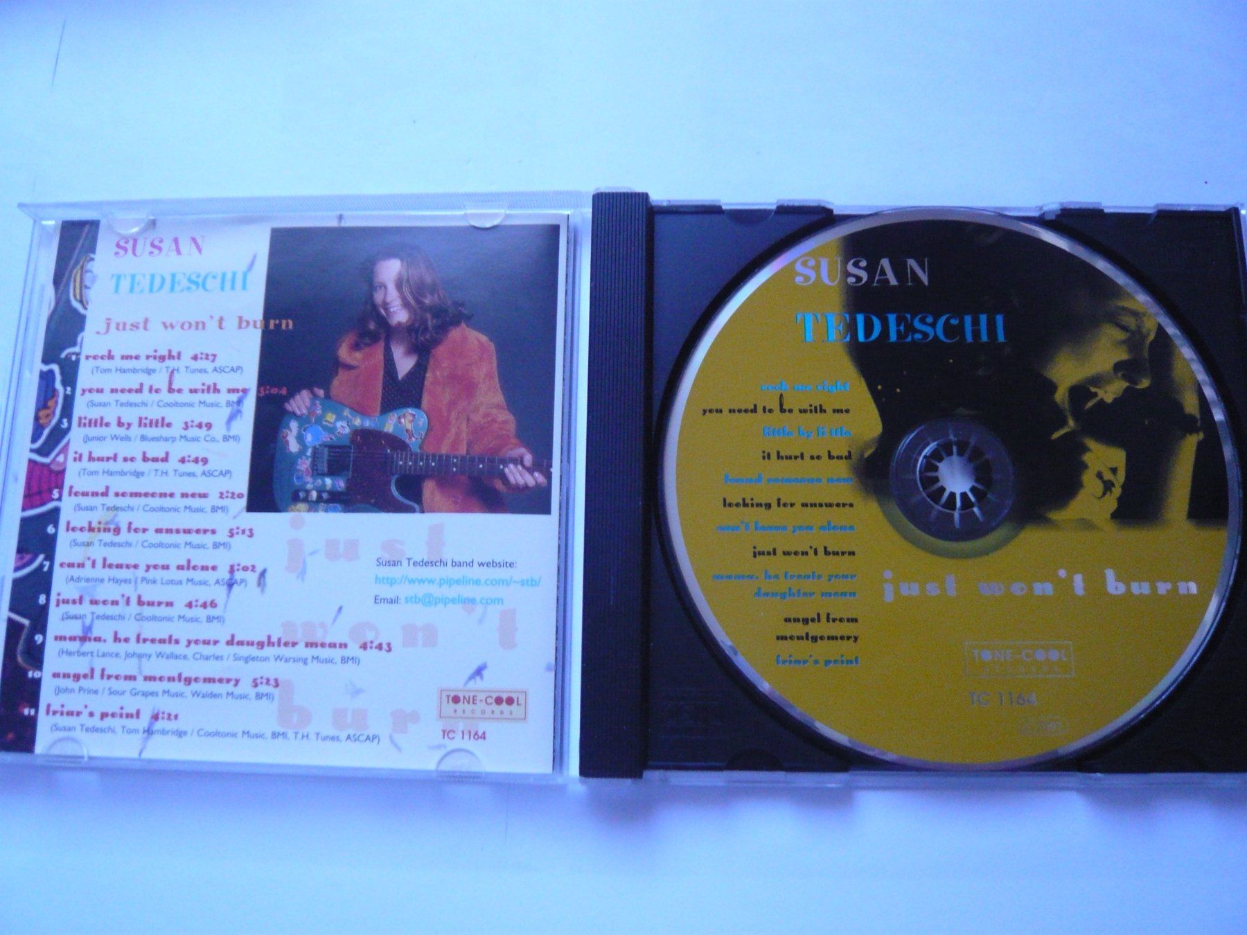 CDs: SUSAN TEDESCHI Just Won't Burn – D'occasion à Winterthur par Cajun 1