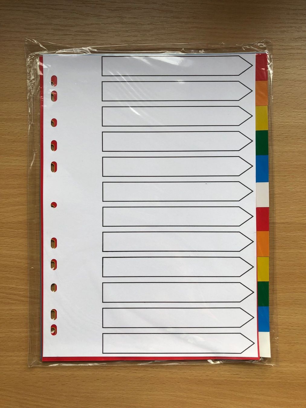 Raccoglitori: Plastikregister 12-teilig – Nuovo e nell'imballaggio originale da Buchs SG venduto da Handyman77