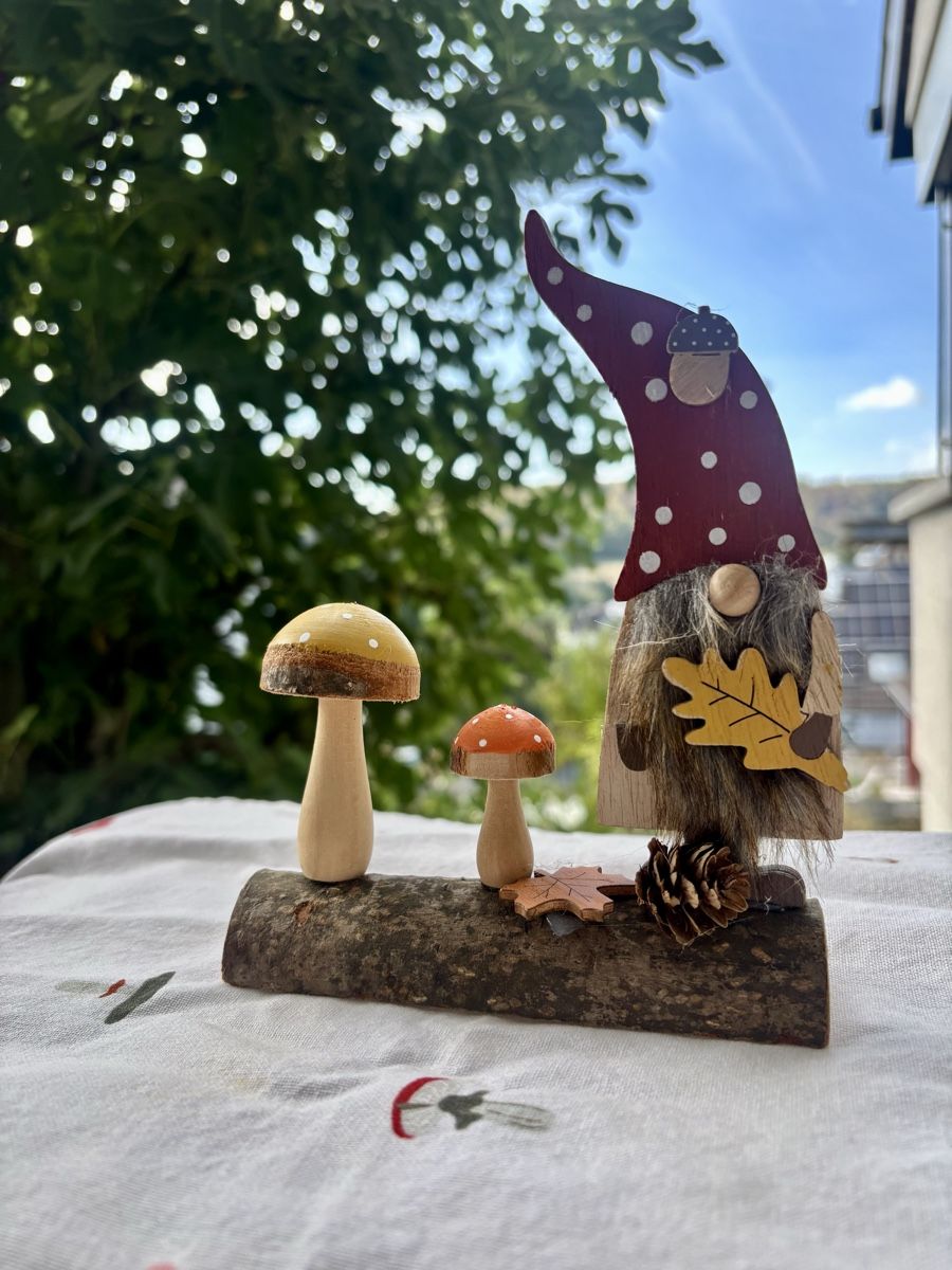 Tutte le decorazioni: Holz Deko Wichtel mit Pilzen – Usato da Buus venduto da len_gz7m