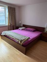 King Sized Bed with 2 Side Tables and King Sized Mattress