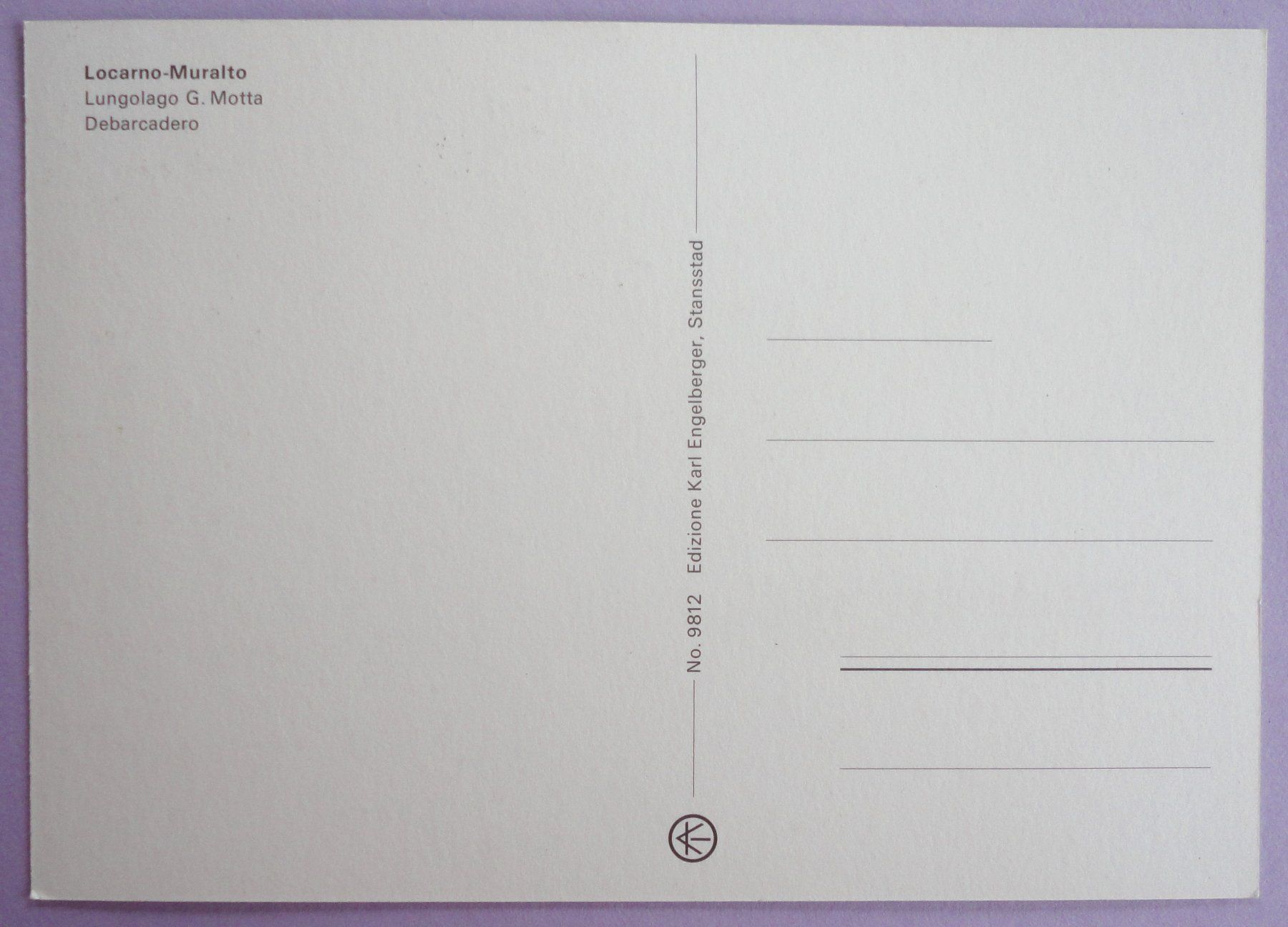 Cartoline postali: Locarno-Muralto – Usato da Fétigny venduto da Billy2miny 1