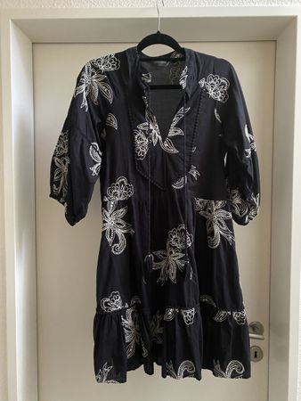 Accessorize Sommer-Kleid schwarz-beige, neu!