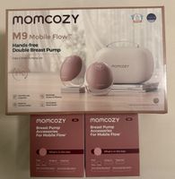 Momcozy M9 Hands Free Double Breast Pump + 27mm flanges