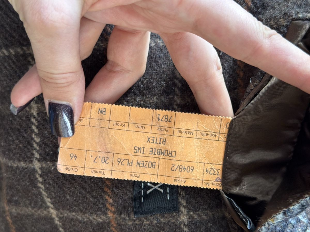 Cappotti: Vintage Ritex Crombie Heavy Wool Coat - Size 46 – Usato da Turbenthal venduto da elizameise 2