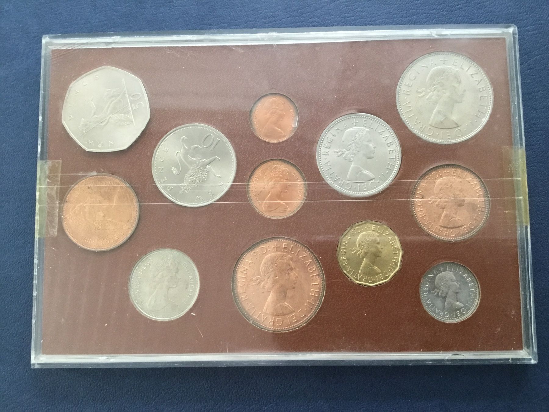 Tutti le monete: Grossbritannien,Komplete Decimal Issue Colns 1967 – Usato da St. Margrethen SG venduto da alfapeugeot10 3